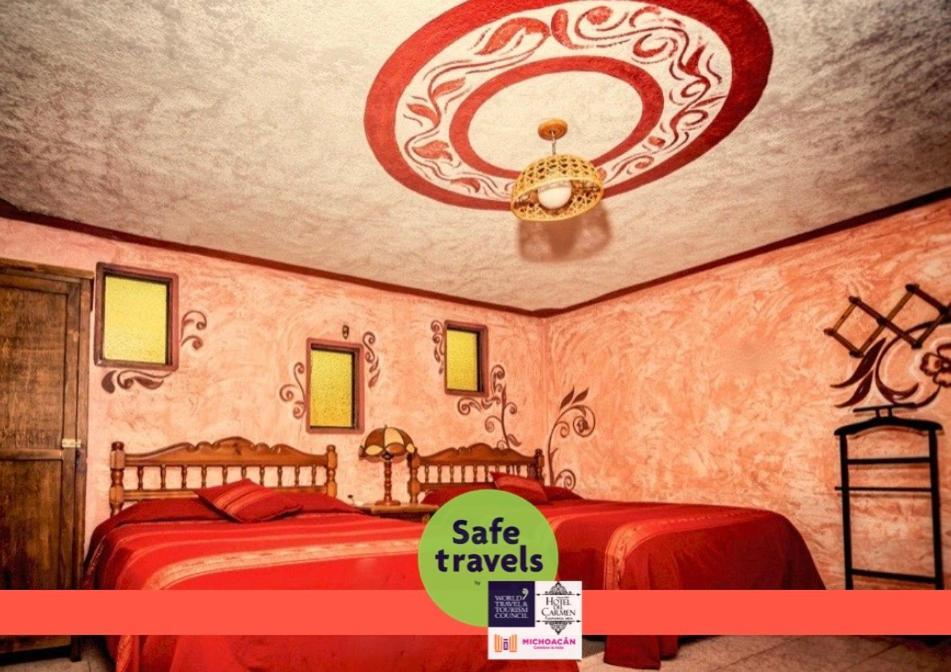 Hotel Del Carmen Tlalpujahua Bagian luar foto