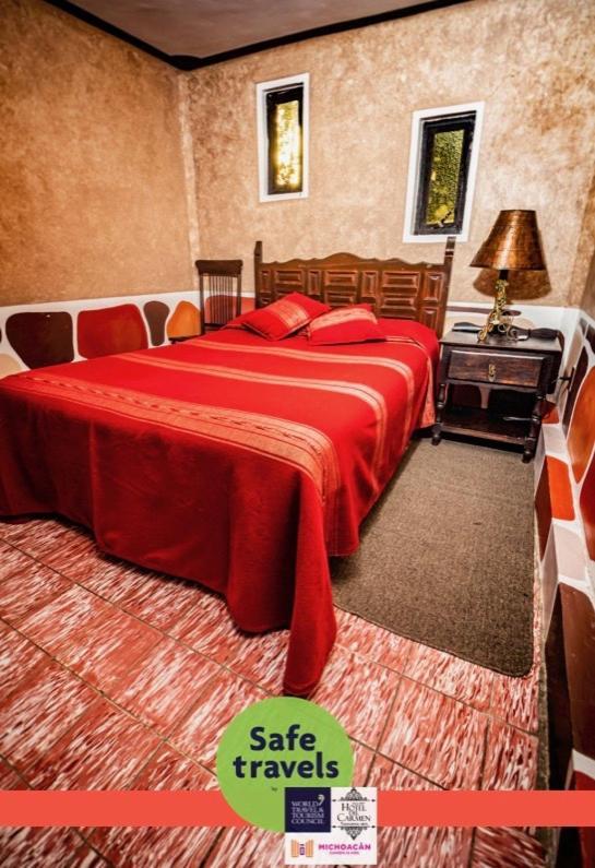 Hotel Del Carmen Tlalpujahua Bagian luar foto